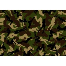 Kamuflaj30 vafa culori camuflaj din siluete fete sexy 30x20cm